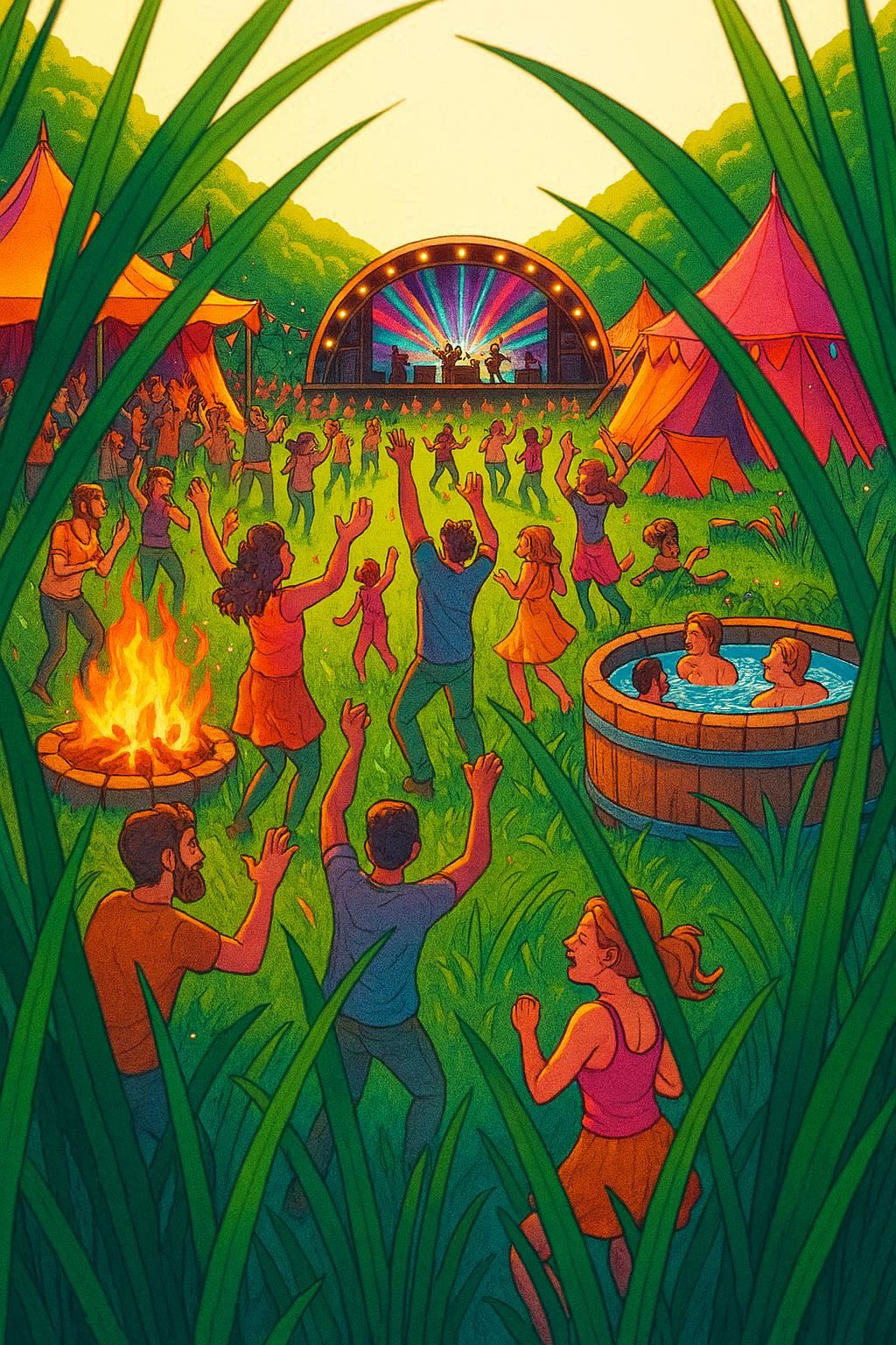 Lost in the Grass festival scene