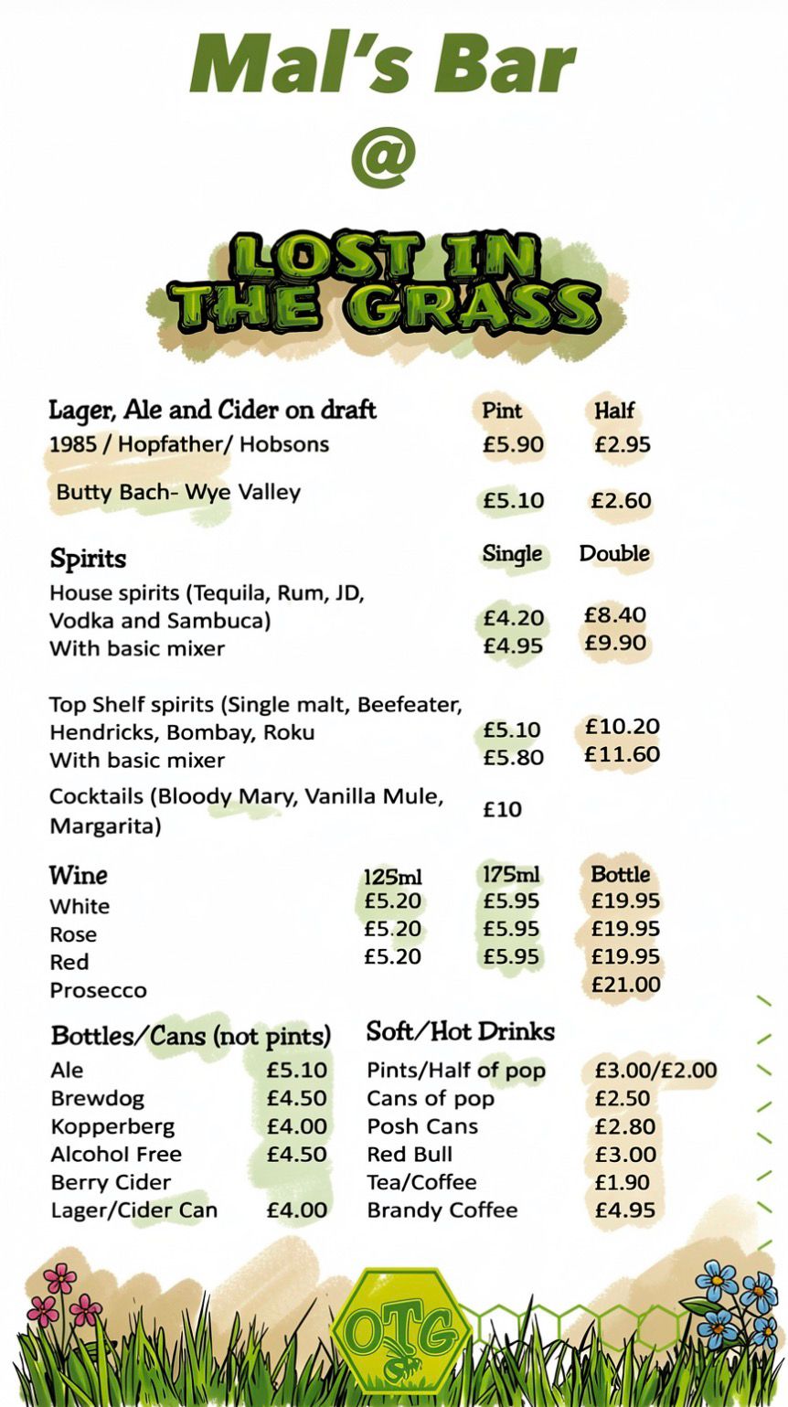 Mal's Bar menu thumbnail